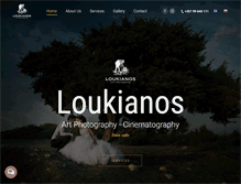 Tablet Screenshot of loukianosphotography.com